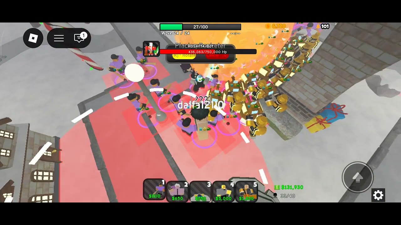 [NPC tower defense] event solo no tower fly cliffs