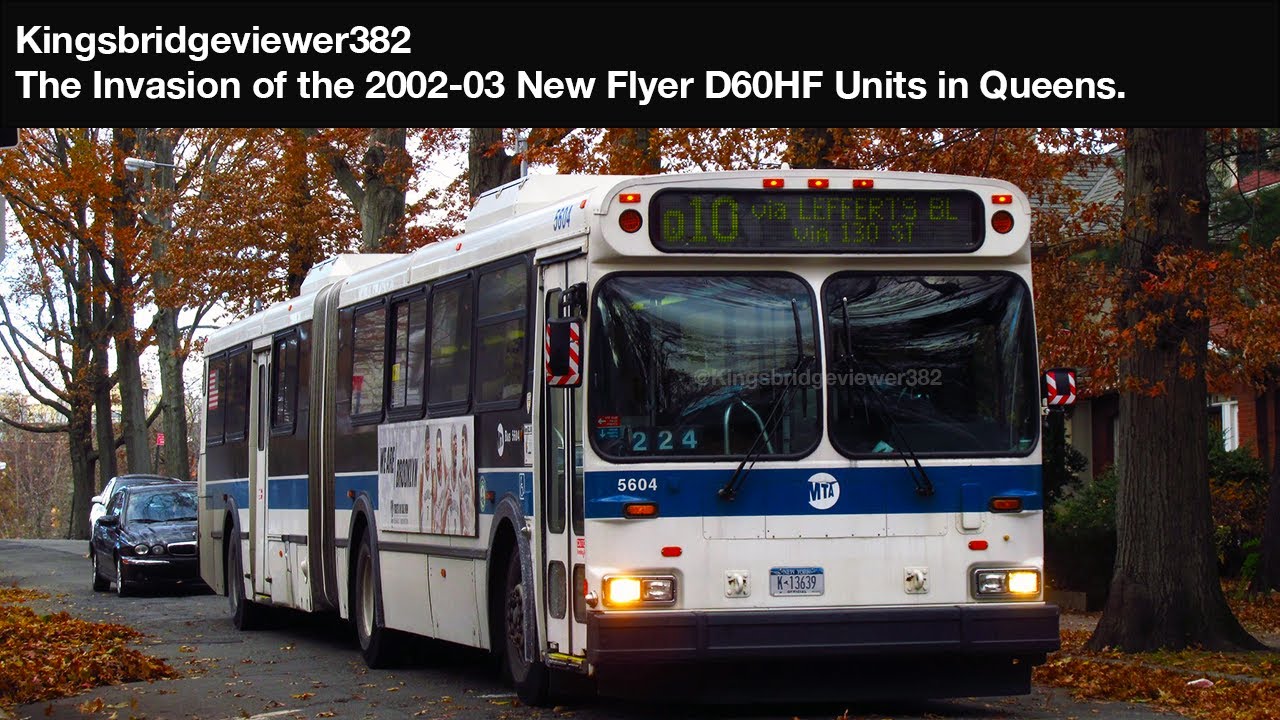 MTA Bus Company: The Invasion of the 2002-03 New Flyer D60HF Articulated Buses in Queens.