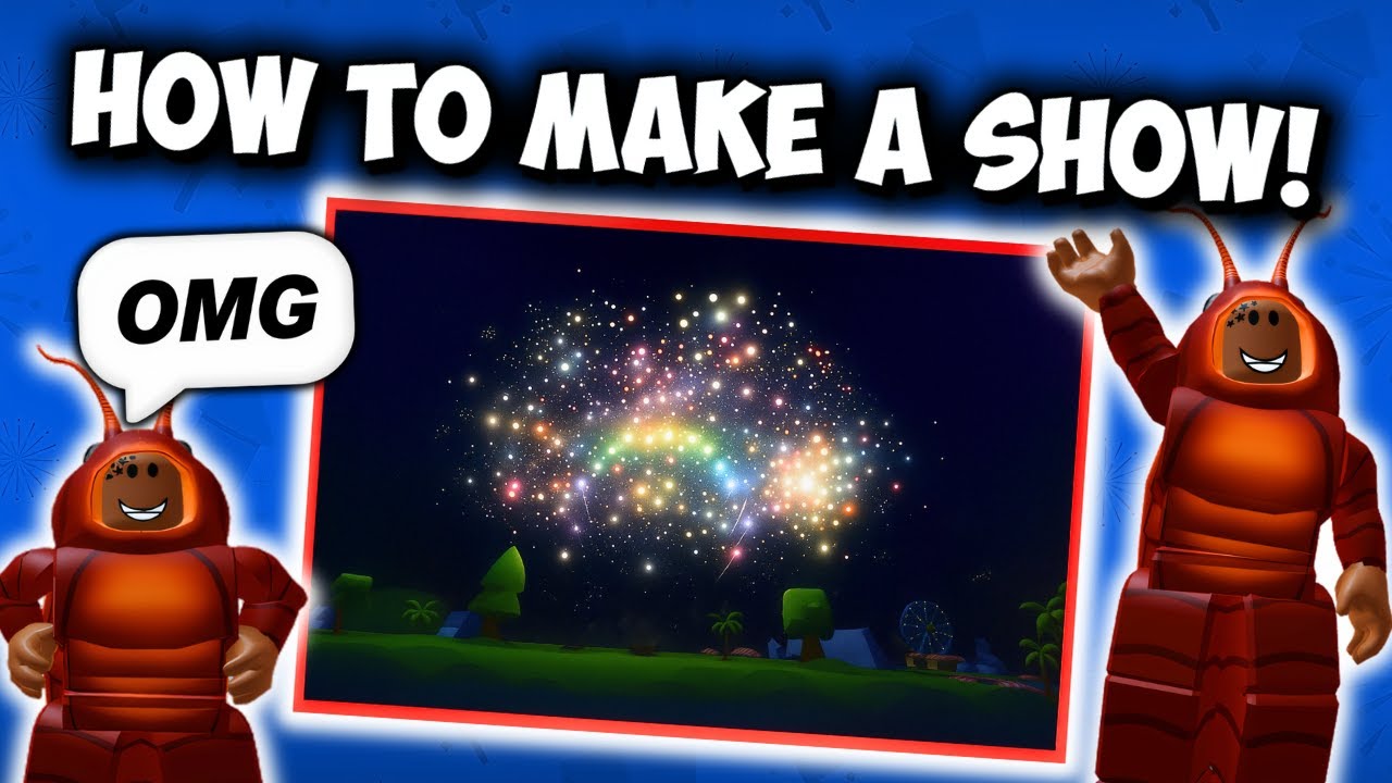 How To Make a Firework Show In Fireworks Playground! (Full guide) Roblox.