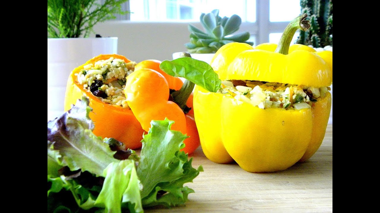 Pimientos Rellenos Receta Vegana