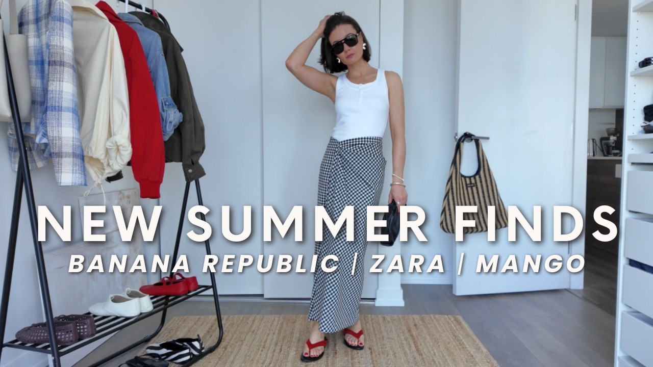 Мои любимые летние аксессуары + новые находки от Banana Republic, Mango и Zara (примерка)