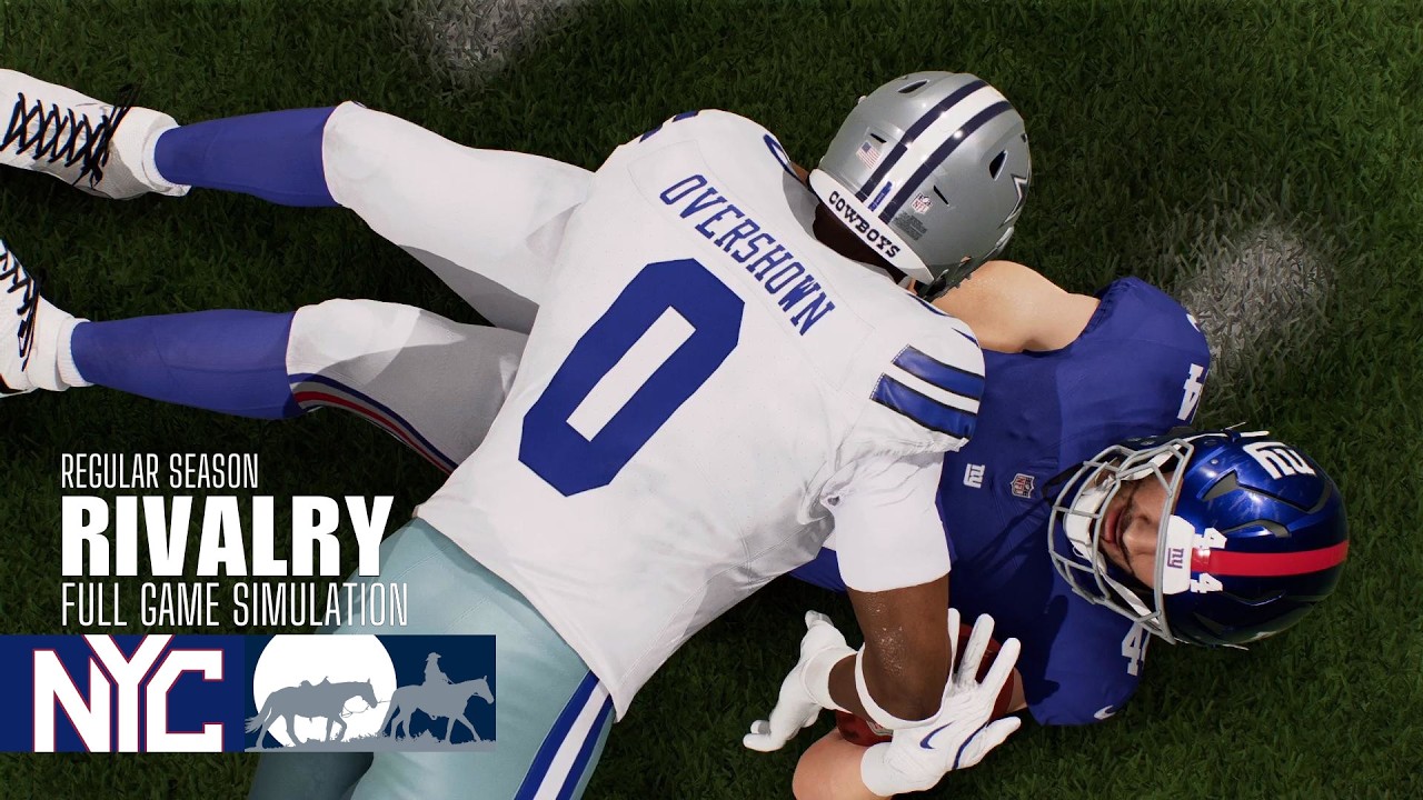 Giants vs. Cowboys | 2026 Rivalry Game | Madden NFL 26 Simulation