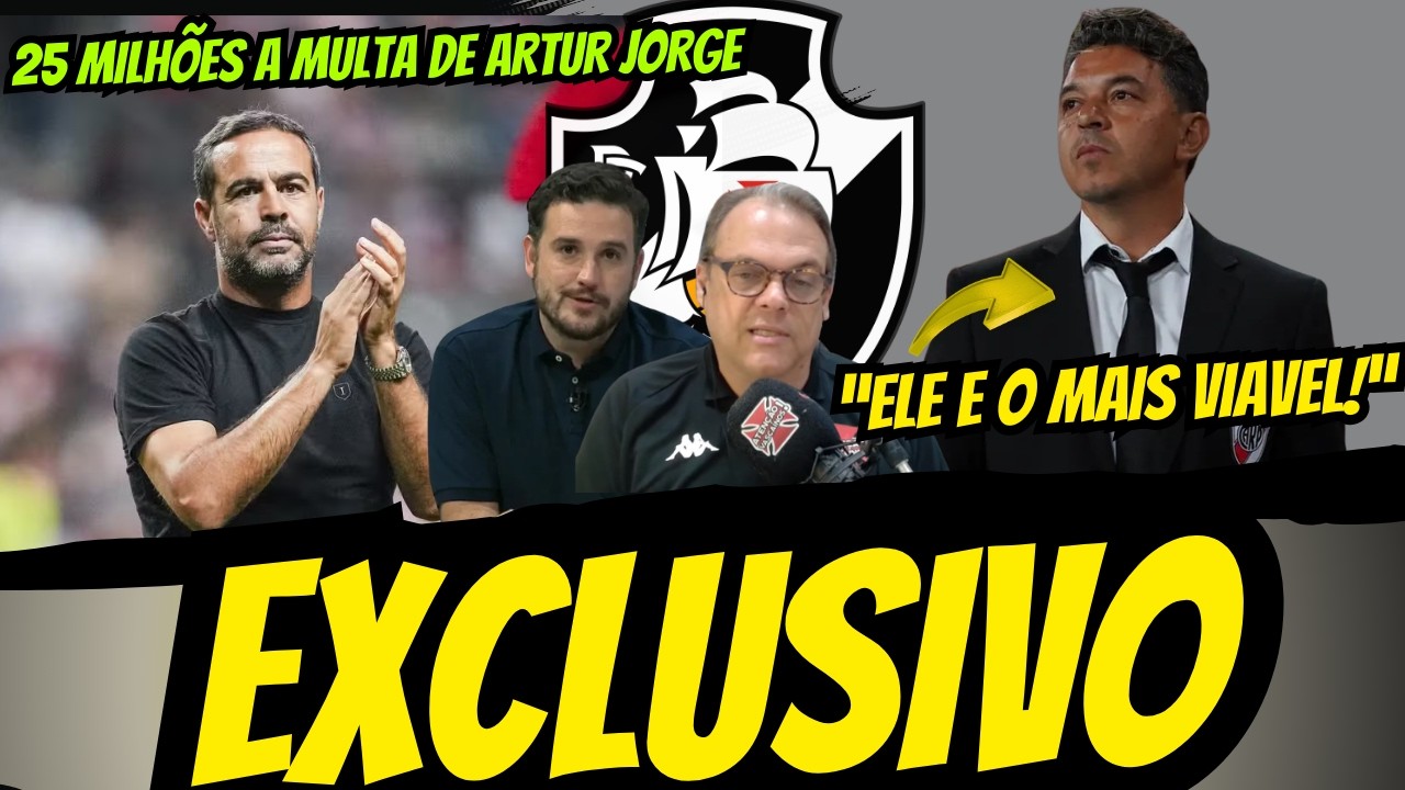 🚨EXCLUSIVO NO VASCO! ARTUR JOGER E GALHARDO SÃO OS FAVORITO! ULTIMAS NOTICIAS DO VASCO.