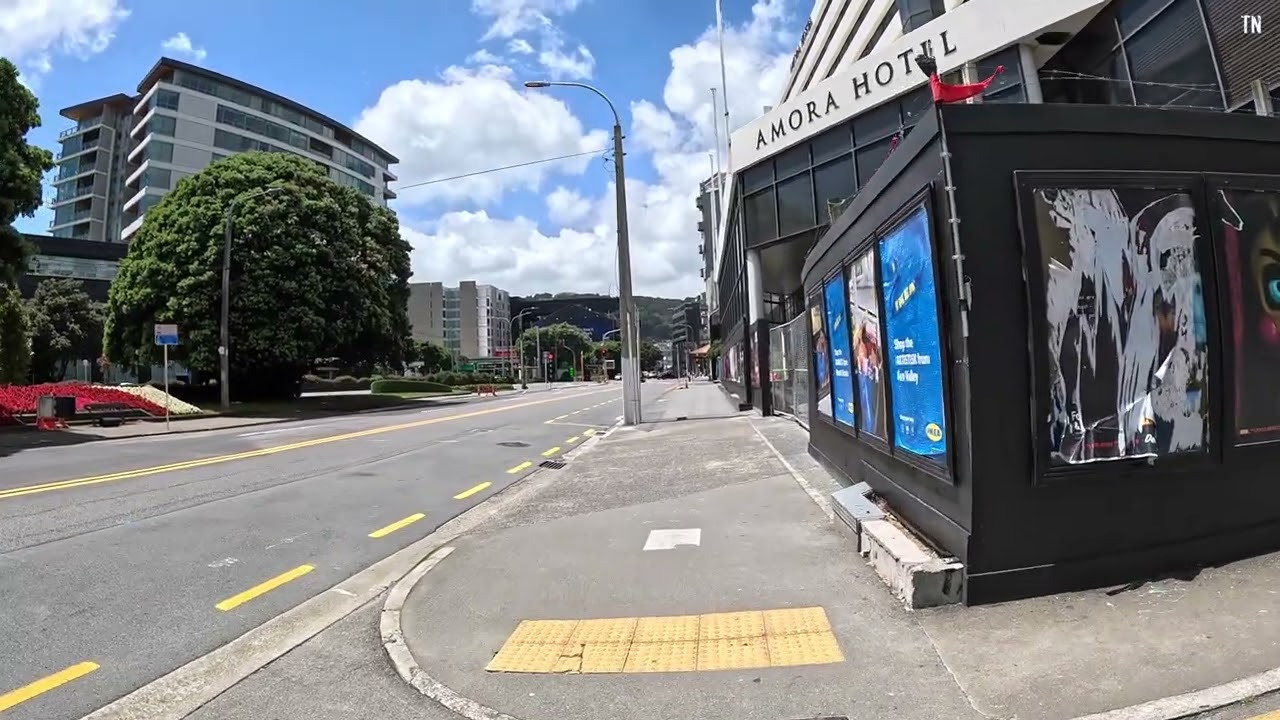 Touring Within Wellington City (4K) | From Willis Lance to Courtenay Place Part 2