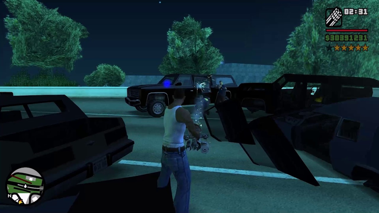 gta san andreas cj vs police war 2026 | longest police war