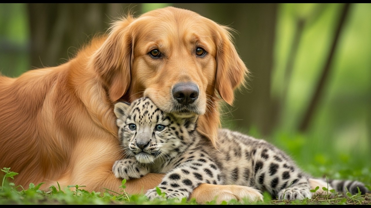 “Dog Raises an Orphaned Snow Leopard Cub — A Bond That Shouldn’t Exist”