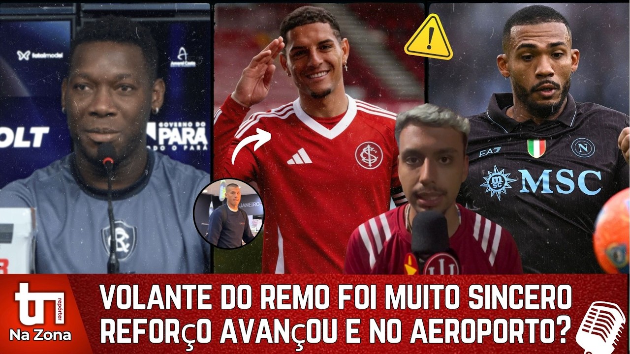 🔴⚪️ VOLANTE do REMO FOI HUMILDE ao FALAR do INTER! EMPRESÁRIO QUER LEVAR CRAQUE pro INTER! e MAIS!