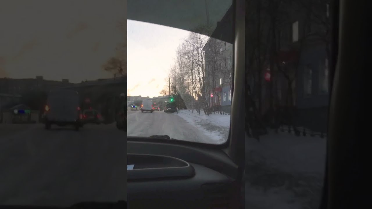 Разбор экзаменационного (учебного) маршрута. Мурманск, Ленинский район.