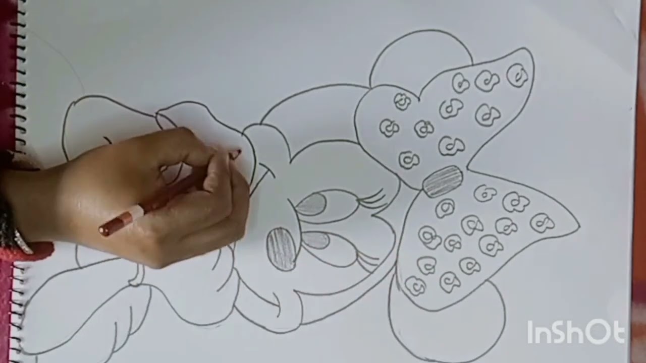 Micky mouse sketch.