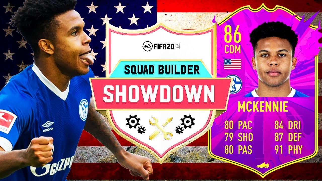 THE AMERICAN GULLIT!! 86 FUTURE STARS MCKENNIE SQUAD BUILDER SHOWDOWN!! - FIFA 20 ULTIMATE TEAM