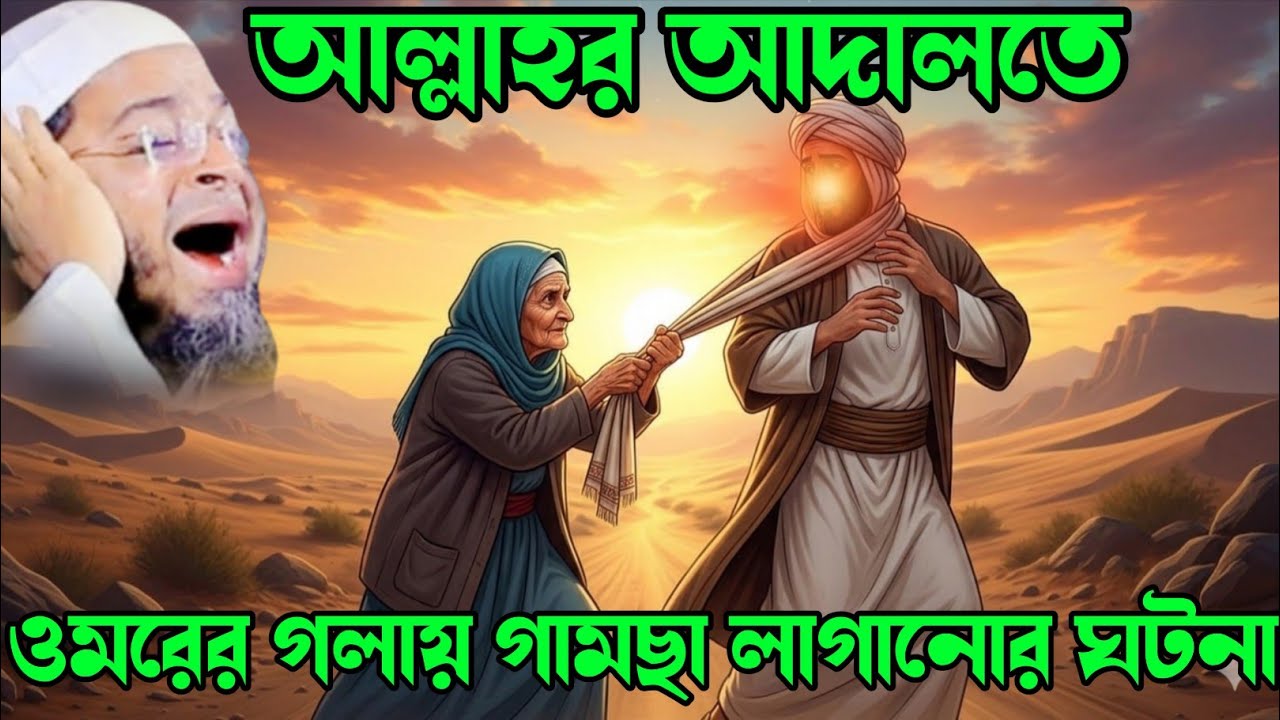  ওমরের গলায় গামছা লাগানুর ঘটনা।Nasri Uddin Ansari । নাছির উদ্দীন আনছারী।Adarsha Tv Bangla Waz 2026