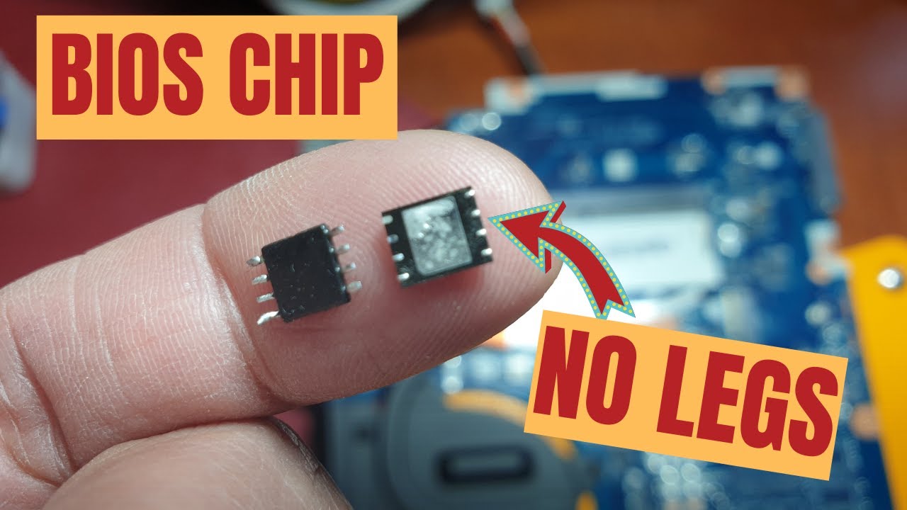 First Attempt at Replacing a BIOS Chip with No Legs