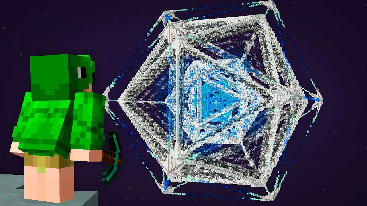 CRIEI A 4&ordm; DIMENS&Atilde;O NO MINECRAFT (e aconteceu isso..)