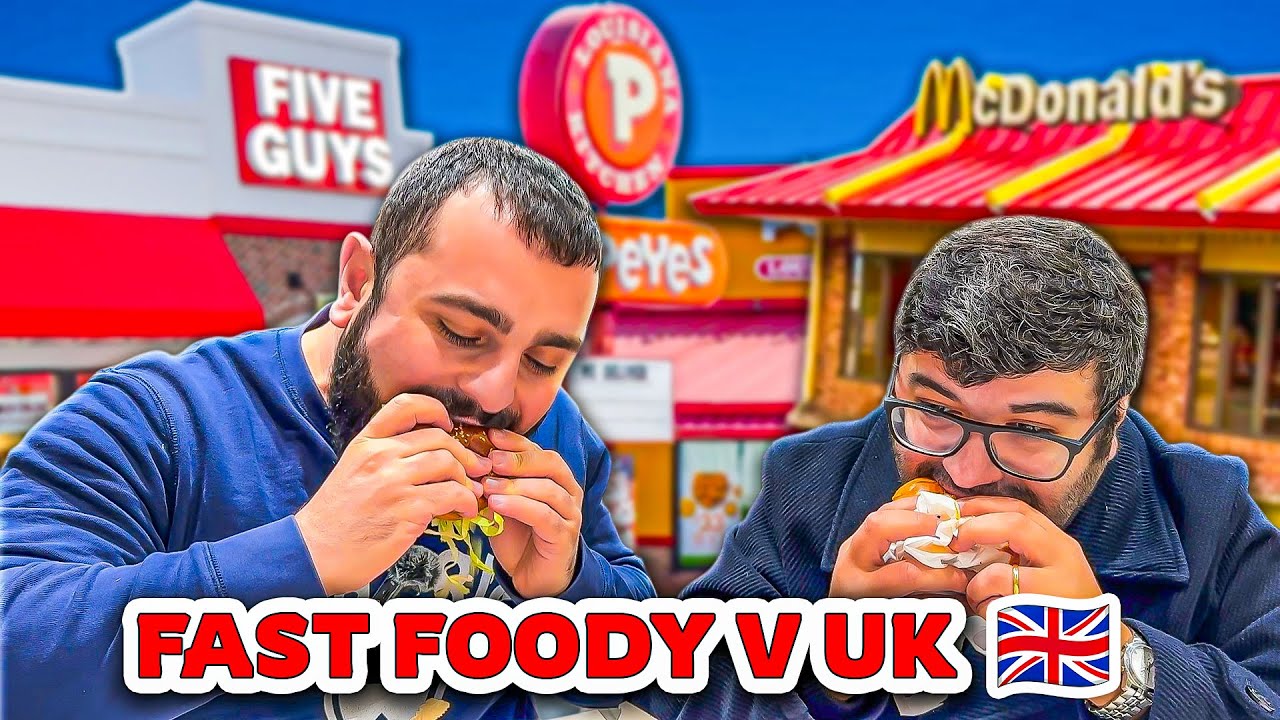 Velká ochutnávka Fast Foodu v Anglii!