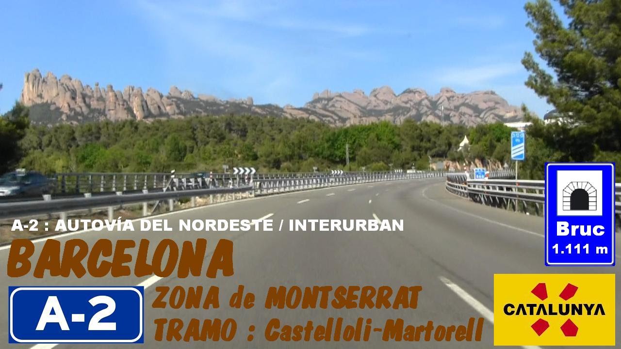 A-2 Barcelona , Autovía del Nordeste Tramo: Castelloli - Martorell  , Cataluña.