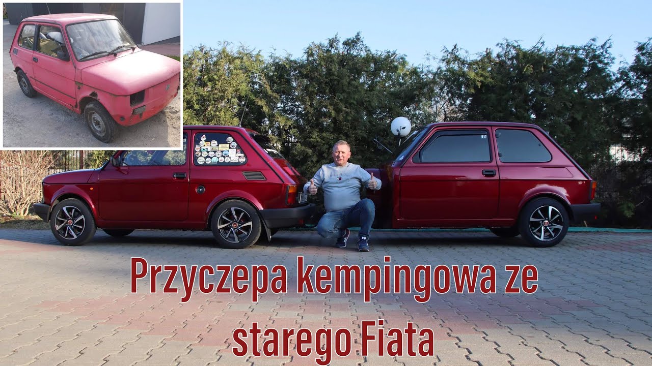 Pierwsza taka przyczepa z Fiata 126P w Polsce!