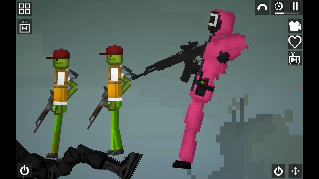 Melon Sandbox Yaramaz Çocuklar Squid Gameyi Basıyor