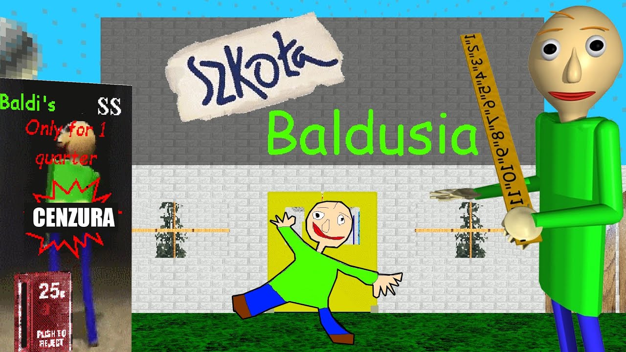 🏫 BALDI pracuje w POLSKIEJ SZKOLE! | Baldi's Basics