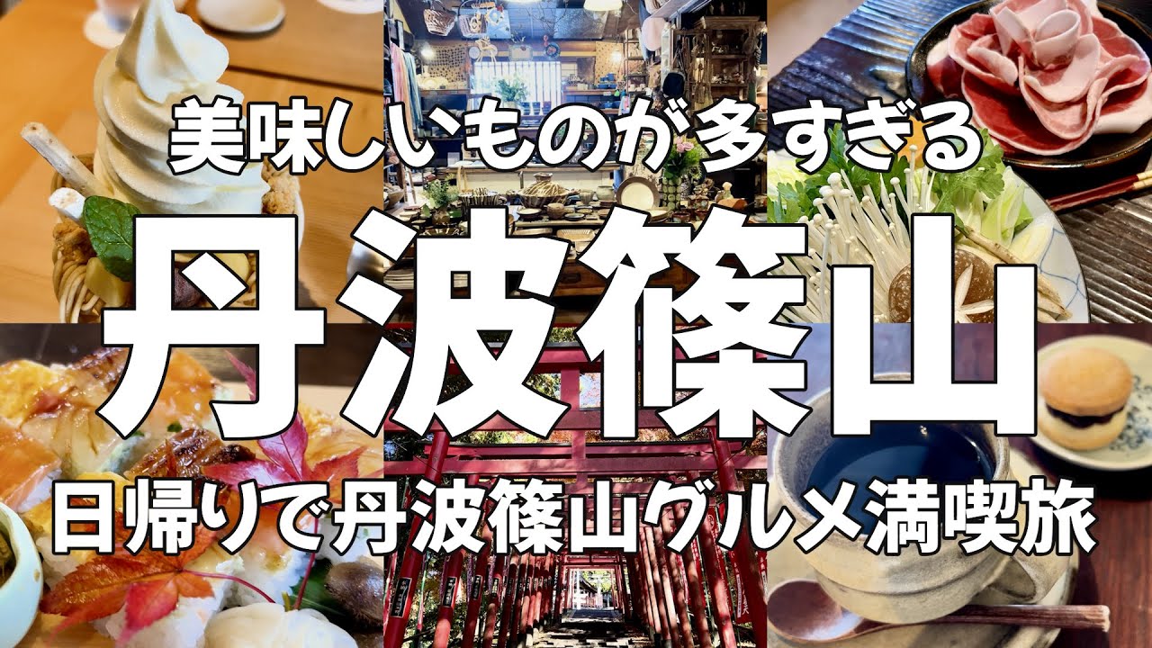 丹波篠山Vlog】アラサー女が行く！歴史感じる城下町・丹波篠山で日帰り観光グルメ満喫旅♪ 丹波篠山グルメ・丹波篠山観光・旅動画・食べ歩き・hyogo・japantravel・japan