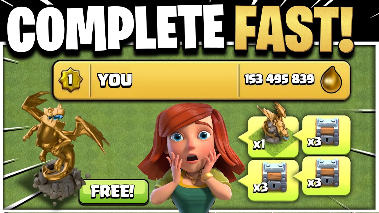 FASTEST WAY TO COMPLETE CLAN RUSH EVENT EASILY! IN CLASH OF CLANS | Clan Rush Event Coc
