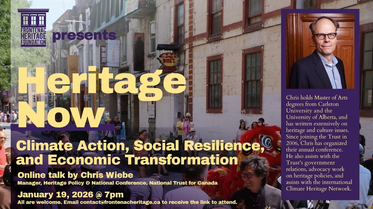 Heritage Now Talk by Chris Wiebe
