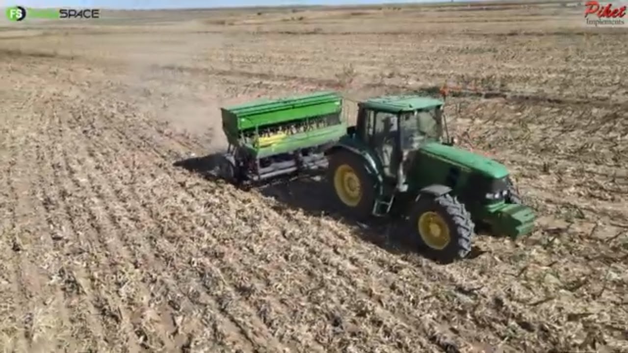 Plant koring en dekgewasse sommer deur die stoppel met 'n Piket!