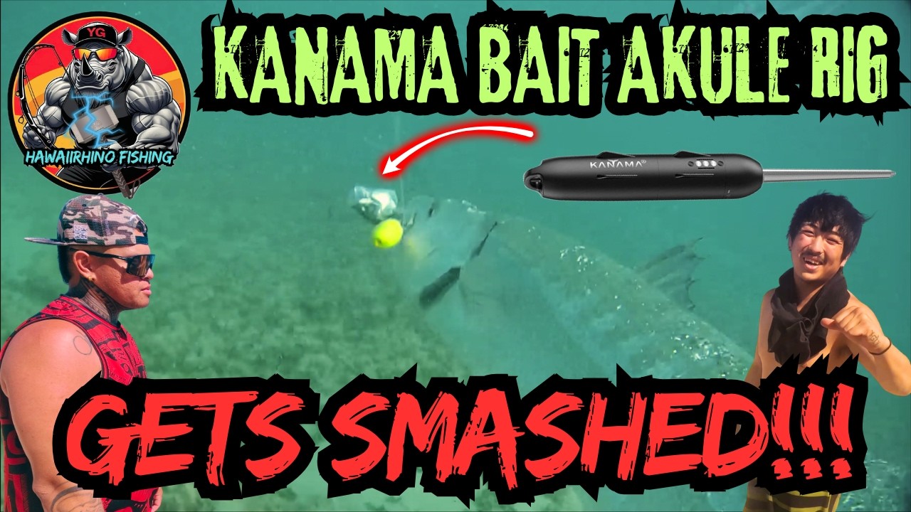 KANAMA BAIT AKULE RIG GETS SMASHED!!!