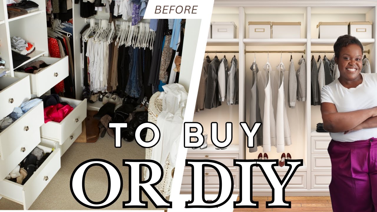 Is it Cheaper to Buy or DIY?  office to closet  makeover | Ikea Hack pt.1