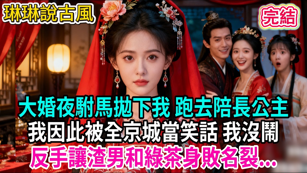 【古言】大婚夜駙馬拋下我 跑去陪長公主，我因此被全京城當笑話 我沒鬧；反手讓渣男和綠茶身敗名裂...#古言 #爱情 #完結 #前妻 #大女主 #渣男 #綠茶 #打臉