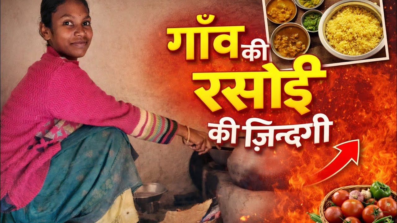 चूल्हे पर देसी खाना बनाने की असली जिंदगी ❤️