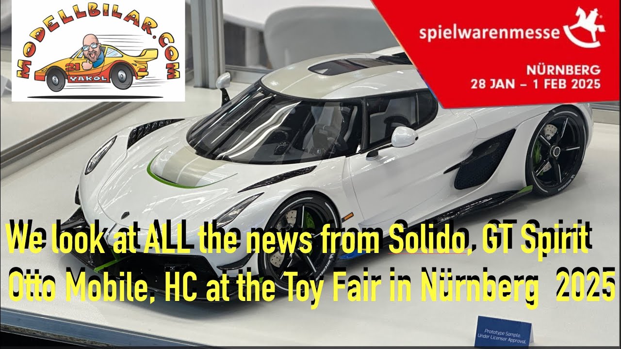 All the shown news from Solido, GT Spirit, Ottomobile & HC at the Nürnberg Toy fair 2025