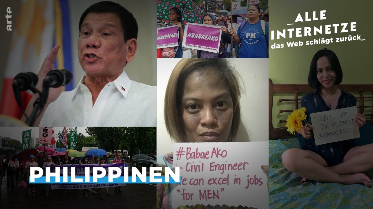 Philippinen: Frauen weisen den Pr&auml;sidenten Duterte in die Schranken - Alle Internetze -  ARTE