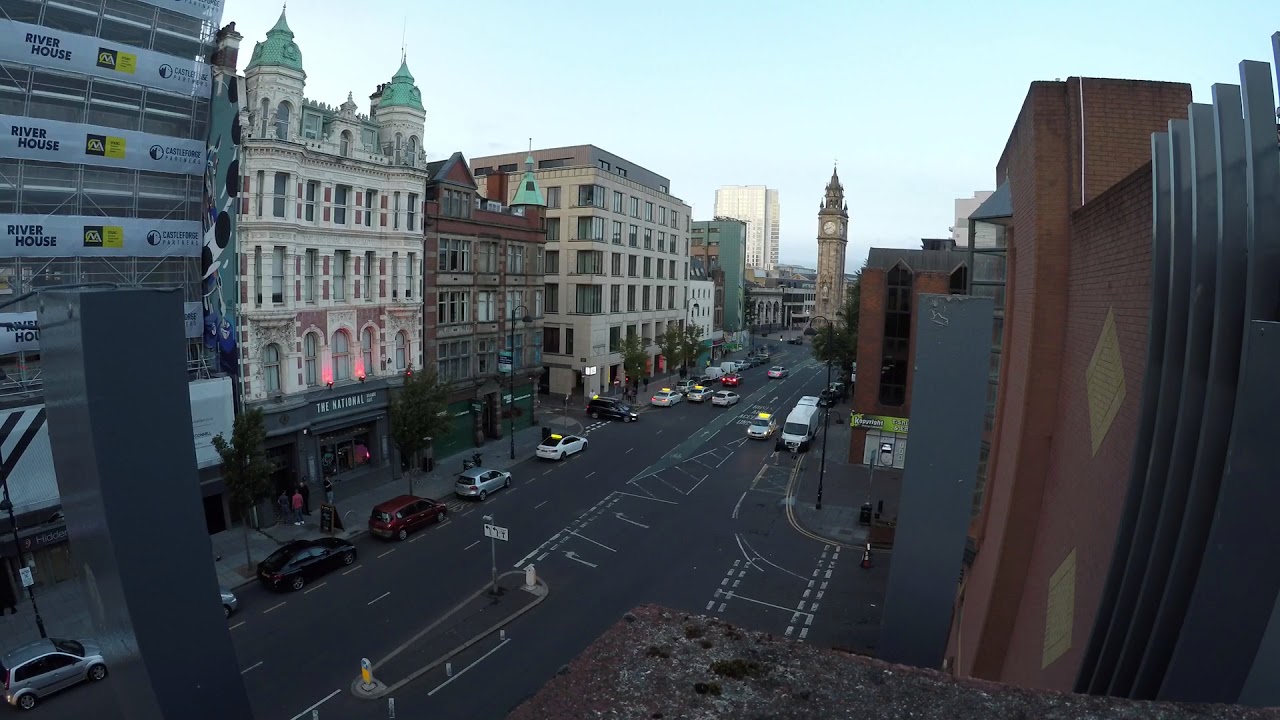 Belfast, N.Ireland clock tower time lapse 1