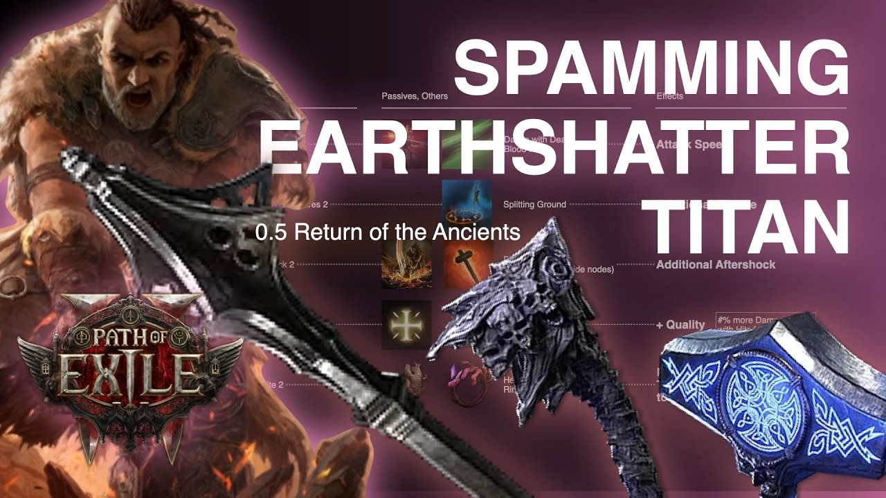 【PoE2 0.5】SPAMMING EARTHSHATTER TITAN / ONE HAND MACE ERA [Path of Exile 2]
