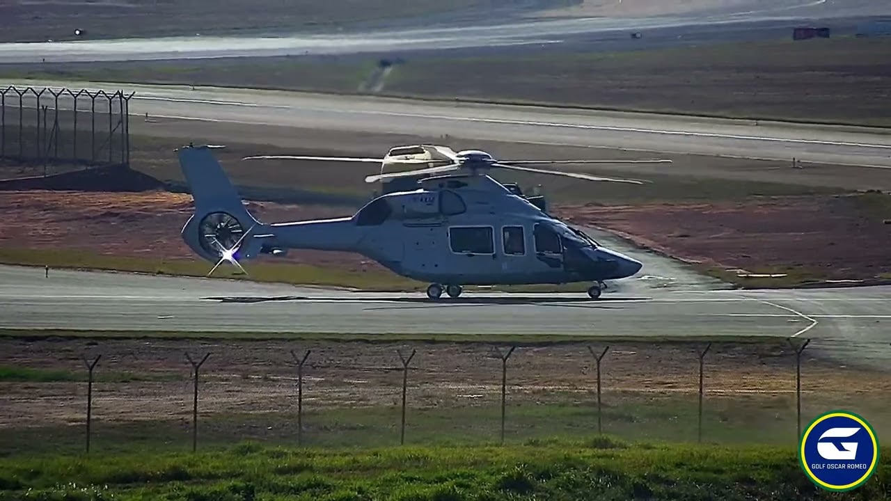 PRIMEIRO VOO DO INÉDITO AIRBUS ACH-160 NO BRASIL partiu hoje de VIRACOPOS rumo a HELIPARK PS-AXM