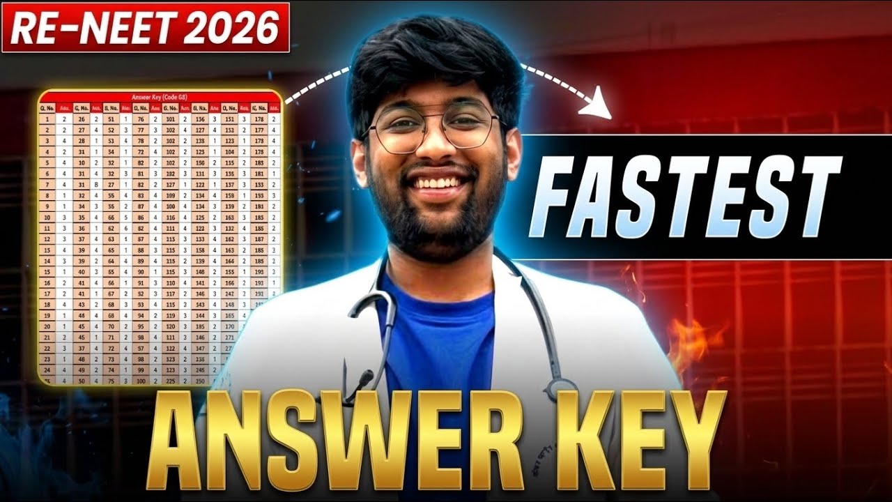 Re-NEET 2026: Answer Key🔥| Fastest Biology Key