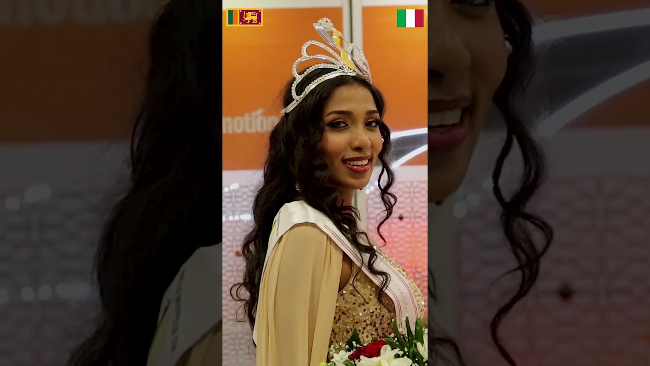 Miss integrazione 2025 ශ්&zwj;රී ලාංකික රු රැජිණ Bivon Chaya Leitan 👑චායාව උණුසුම් අන්දමින් පිළිගත්තා❤️👑