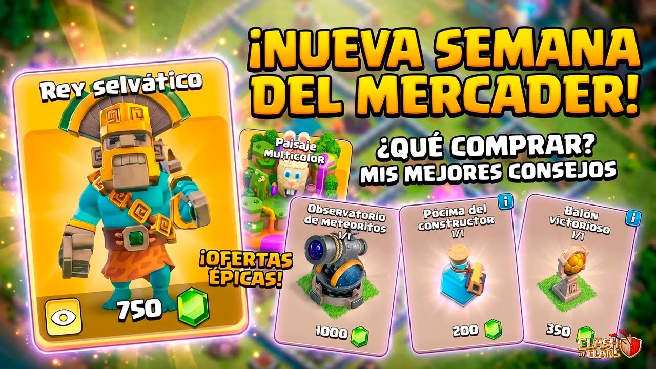 💥Cómo Aprovechar al MÁXIMO el Mercader | Gemas, Ofertas y Trucos Clash of Clans