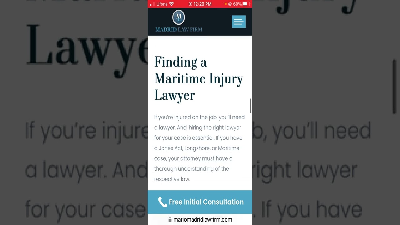 Houston maritime Attorney in USA | Houston maritime attorney Madrid law firm in USA