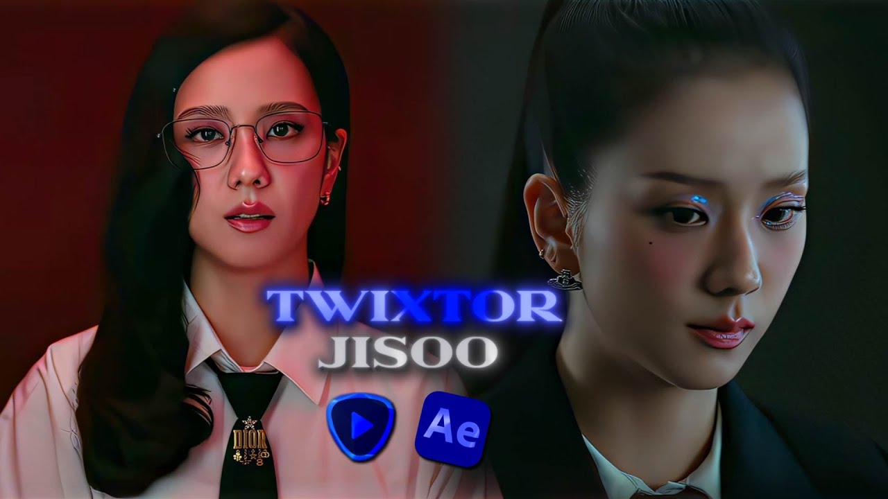 TWIXTOR 4K JISOO EARTHQUAKE MV )AE SHARPEN +TOPAZ + CC)