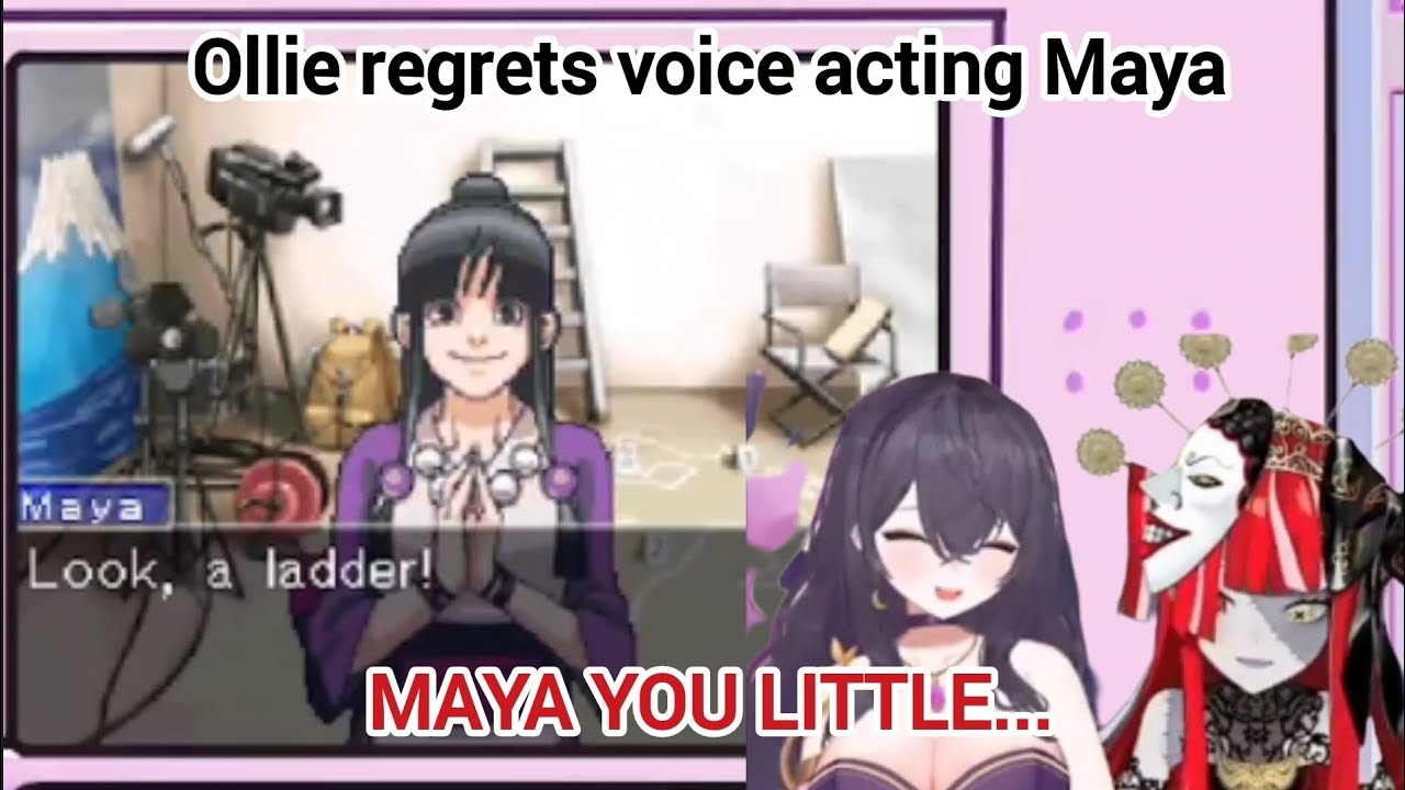Ollie regrets Voice acting Maya Fey