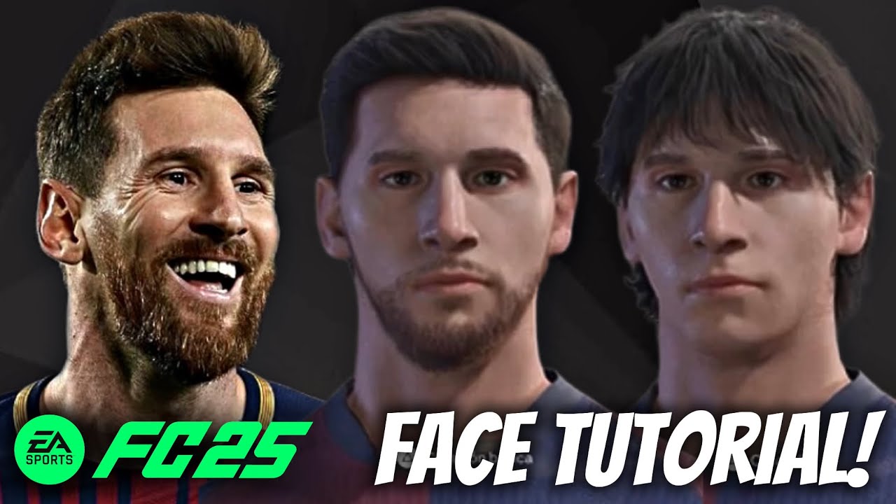 Como crear a LEO MESSI en FC25!