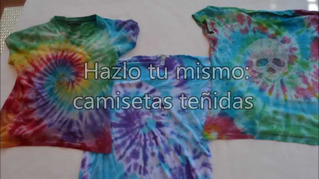 HTM/DIY camisetas te&ntilde;idas