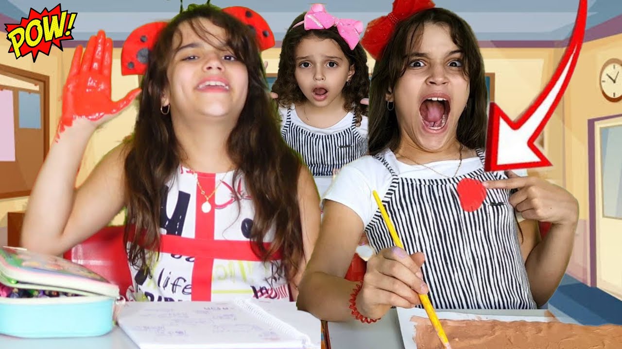 Marina e Elisa e histórias sobre o ensino fundamental e seus colegas