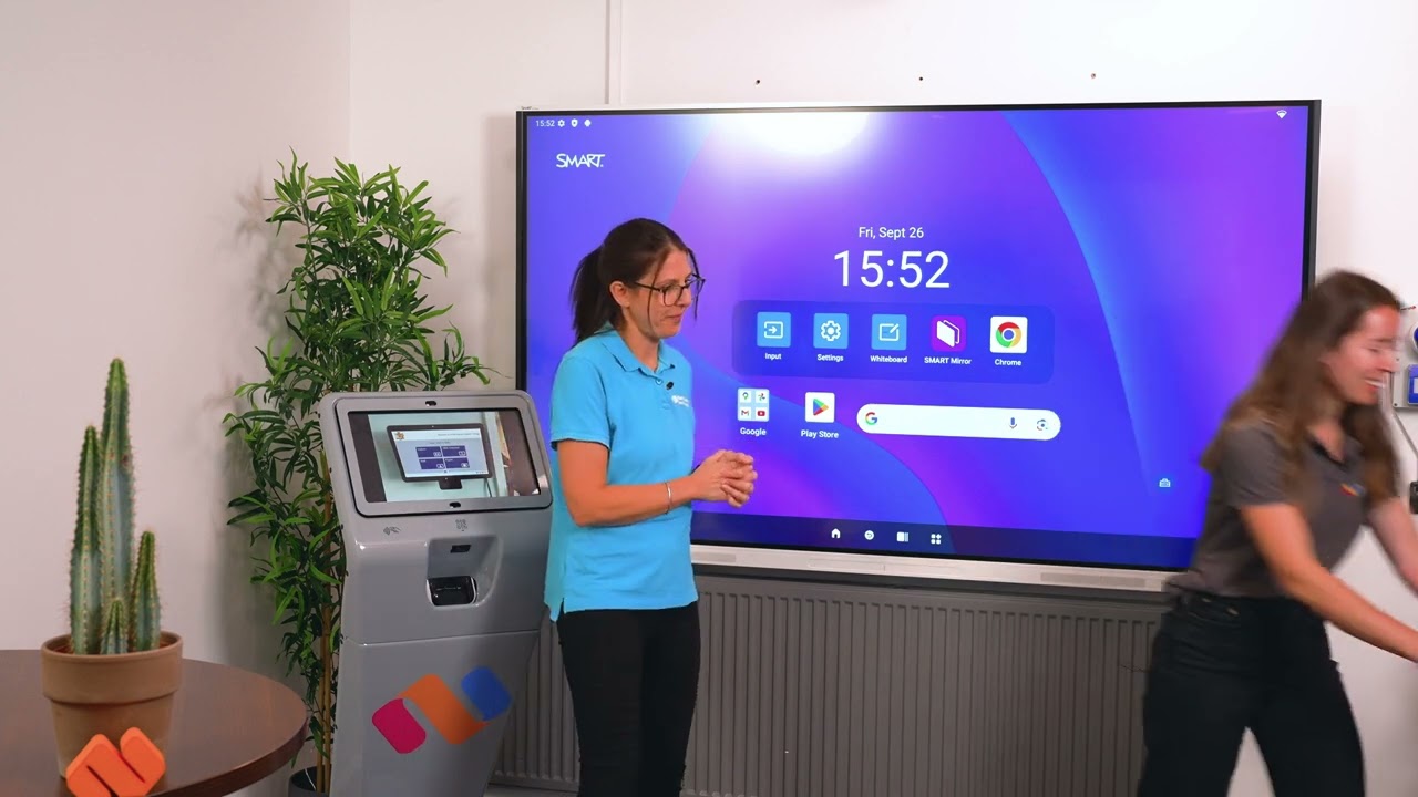 Руководство по настройке интерактивного дисплея SMART GX Plus (серия GX V4) для школ.