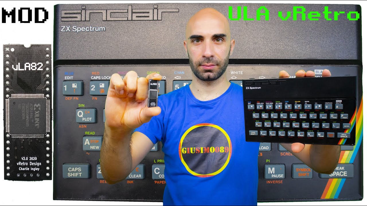 Ho MODIFICATO uno ZX SPECTRUM 48K! Sir Clive Sinclair Grazie di tutto!