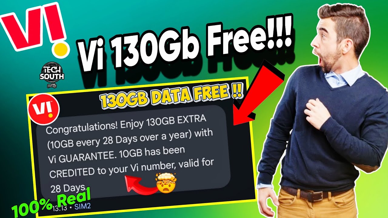 How to get Vi 130gb free internet | vi free internet data | vi இலவச டேட்டா 🆓 💥🌟✅