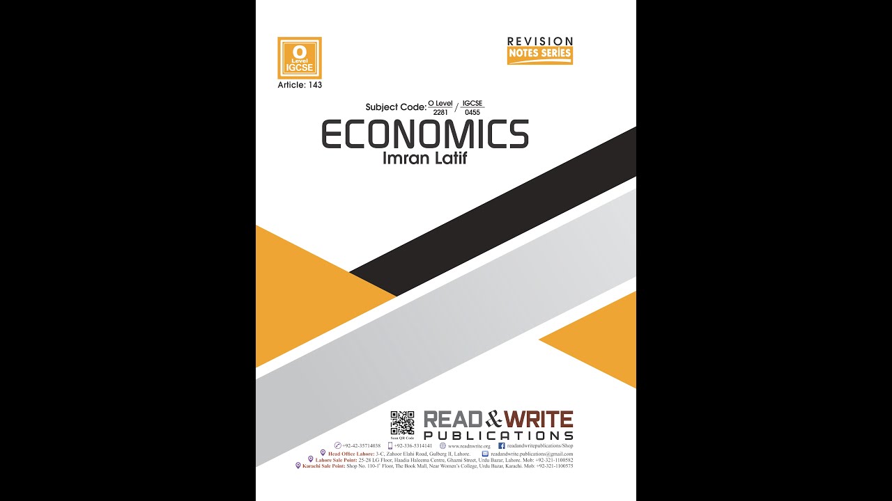 ECONOMICS || O LEVEL || NOTES