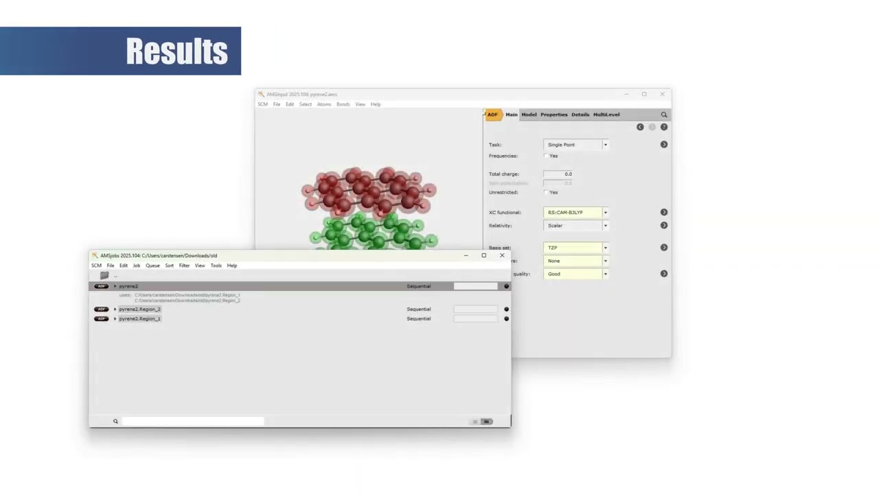Exciton Transfer Integrals with FOCDFT in ADF | Singlet and Triplet States | AMS