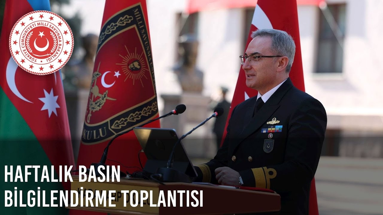 Millî Savunma Bakanlığı Haftalık Basın Bilgilendirme Toplantısı Kara Harp Okulunda Gerçekleştirildi